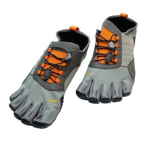 Vibram FiveFingers Spyridon MR Mens Trail Running Shoe Grey Orange 15M4702 Sz 12